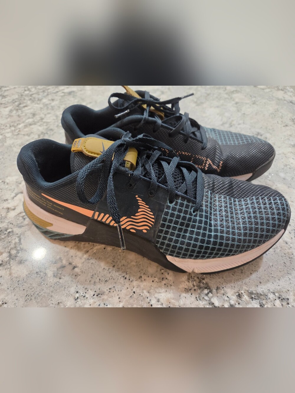 Nike Women's MetCon Blue & Coral Athletic Sneakers